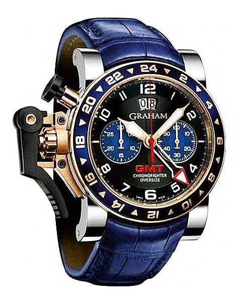 Replica Graham Watch 2OVGG.B26A.K10B Chronofighter Oversize GMT